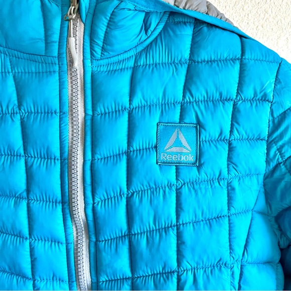 Reebok girls Glacier Shield Hooded Puffer Coat jacket NWT - Picture 8 of 8